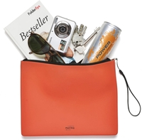 FolderSys Reißverschlussbeutel FolderSys Reißverschl.-b.A5 rt 23.5 cm x 19.5 cm orange