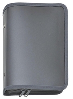 FolderSys Reißverschlussbeutel Reissverschlusstasche A5 Anthr 15.5 cm x 22 cm grau