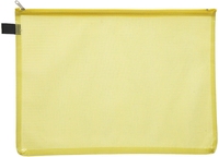 FolderSys Reißverschlussbeutel Reißverschlussbeutel,  A4 gelb 34.7 cm x 26.2 cm gelb