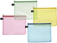 FolderSys Reißverschlussbeutel Reißverschlussbeutel,  A5 blau 24.4 cm x 19 cm blau