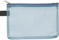 FolderSys Reißverschlussbeutel Reißverschlussbeutel,  A6 blau 17.3 cm x 11.8 cm blau