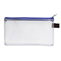 FolderSys Reißverschlussbeutel Reißverschlussbeutel,  DINlang 21 cm x 11.2 cm transparent