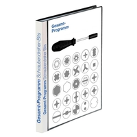FolderSys Sichtbuch DIN A4 schwarz - 20 Hüllen