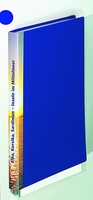FolderSys Sichtbuch Sichtbücher,  30 Hüllen,  blau DIN A4 blau