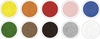 folia Bastelfilz 10xBastelfilz 20x30cm sort. SK 520499