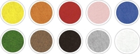 folia Bastelfilz 10xBastelfilz 20x30cm sort. SK 520499