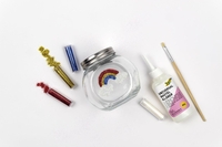 folia Bastelset folia Glitter-Set+Kleber sort. 579