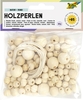 folia Bastelset folia Holzperlenset natur 22977