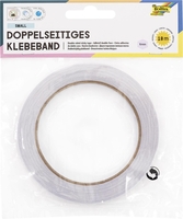 folia doppelseitiges Klebeband 5 mm x 18 m transparent