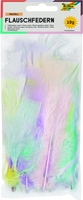 folia Federn 10g pastell mehrfarbig