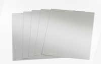 folia Fotokarton 50 Bl. Fotokarton A4 silber DIN A4 300 g/m²