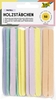folia Holzstäbchen pastell