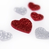 folia Moosgummi folia Glitter-Sticker Herz 23791