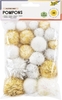 folia Pompons Glittermix