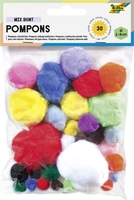folia Pompons Mix sort.