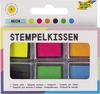 folia Stempelkissen folia Stempelkissenset neon 6x 2, 4 x 2, 4 cm Mehrfarbig