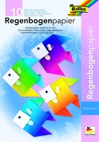 folia Tonpapier Regenbnpapiermappe 100g 10 Bl 100 g/m²