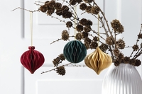 folia Wabenbälle rot/grün/beige