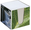 folia Zettelbox Notizzettelbox Recycling 9x9cm grün