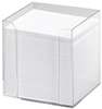 folia Zettelbox transparent - inkl. 700 Notizzettel