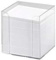 folia Zettelbox transparent - inkl. 700 Notizzettel