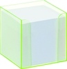 folia Zettelbox Zettelbox transparent-grün transparent grün
