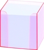 folia Zettelbox Zettelbox transparent-pink transparent pink