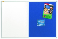 FRANKEN Kombitafeln Franken Kombitafel blau 90x60 90, 0 x 60, 0 cm Filz/Whiteboard Blau