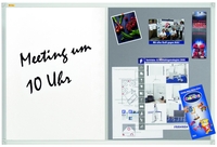 FRANKEN Kombitafeln Franken Kombitafel grau 90x60 90, 0 x 60, 0 cm Filz/Whiteboard Grau