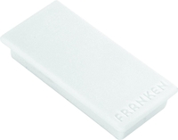 FRANKEN Magnete Magnet 23x50mm weiß VE 10 Stk. weiß
