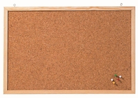 FRANKEN Pinnwand 60, 0 x 40, 0 cm Kork braun