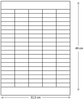 FRANKEN Stecktafeln Franken Plantafel 5träg.20fäch 31, 5 x 49, 0 cm 5 - Fach