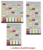 FRANKEN Stecktafeln Franken Plantafel 7träg.20fäch 47, 3 x 49, 0 cm 7 - Fach