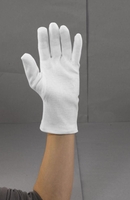 franz mensch Handschuhe Baumwollhandsch. Gr. L 12 Paar L weiß