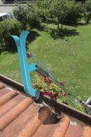 GARDENA Dachrinnenbürste türkis/schwarz