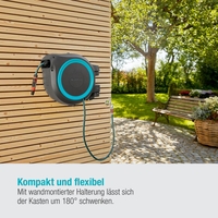 Gardena Wand Schlauchbox RollUp L 30m grau/blau