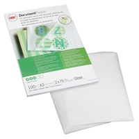 GBC Laminierfolien GBC Lam.folie A3, 75mic, 100St. glänzend 75 mikron A3