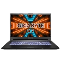 GIGABYTE A7 K1 BDE1150SB AMD Ryzen 7 5800H Gaming Notebook 43, 9 cm (17, 3") 16GB RAM,  1TB SSD,  Full HD,  RTX 3060