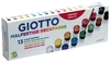 GIOTTO Schulmalfarben farbsortiert 13x 18, 0 ml