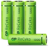 GP Akkus GP ReCyko+ 4 Akkus AA 1300 mAh Mignon AA 1.2 V