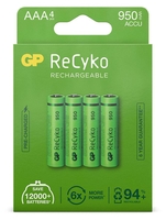 GP Akkus GP ReCyko+ 4 Akkus AAA 950 mAh Micro AAA 1.2 V