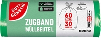 GUT&GÜNSTIG Müllbeutel 60, 0 l Grün