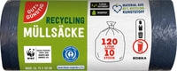 GUT&GÜNSTIG Müllbeutel RECYCLING 120, 0 l Schwarz