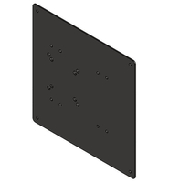 HAGOR - Montagekomponente für Samsung QB/QH/QM 49 – 65" Portrait Adapterplatte