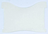 HAN Kartei-Stützplatten Stützplatten A7 Quer 4stück A7 Transparent