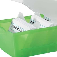 HAN Kartei-Stützplatten Stützplatten A8 Quer 4st. DIN A8 Transparent