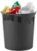 HAN Papierkörbe HAN Papierkorb Re-LOOP schwarz 13, 0 l Schwarz