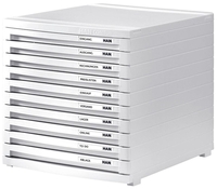 HAN Schubladenboxen Contur 1510-12 DIN B4 30, 0 x 38, 2 x 30, 7 cm
