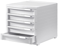 HAN Schubladenboxen HAN Contur 5Schübe weiß 1505-12 DIN B4 30, 0 x 38, 2 x 30, 7 cm