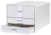 HAN Schubladenboxen HAN Impuls 3Schübe weiß 1017-12 DIN C4 28, 0 x 36, 7 x 23, 5 cm